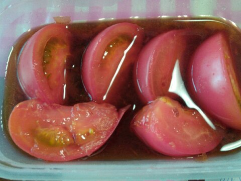 トマトの煮浸し